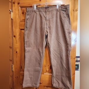 Men's Wolverine Brown Hamerloop Pants, Size 44 X 30